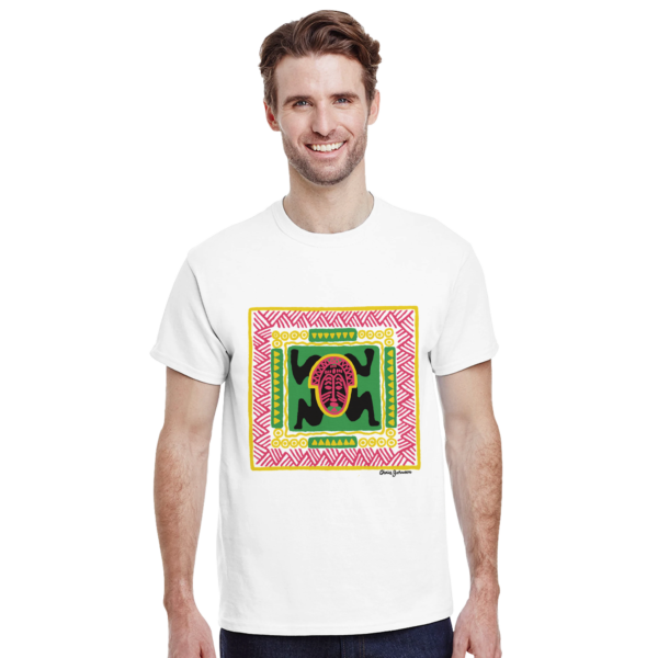 African Ugaman – Heavyweight Unisex Crewneck T-shirt | Gildan® 5000 White