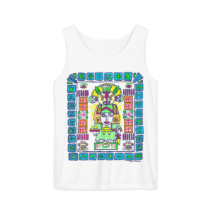 Mayan Protector Glyph - Unisex garment-dyed tank top
